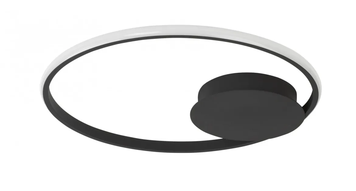 Nova Luce 9348073 FULINE LED Deckenleuchte 50cm 3000K Schwarz
