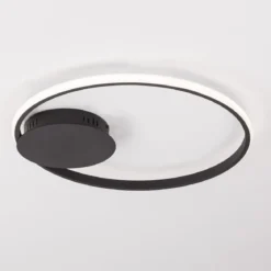 Nova Luce 9348073 FULINE LED Deckenleuchte 50cm 3000K Schwarz