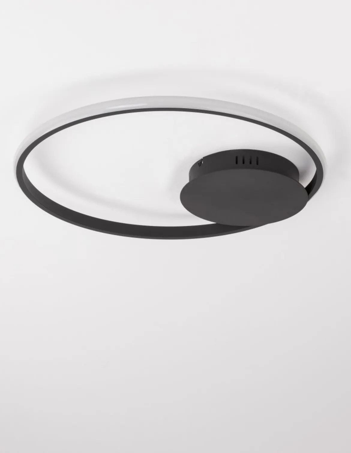 Nova Luce 9348073 FULINE LED Deckenleuchte 50cm 3000K Schwarz