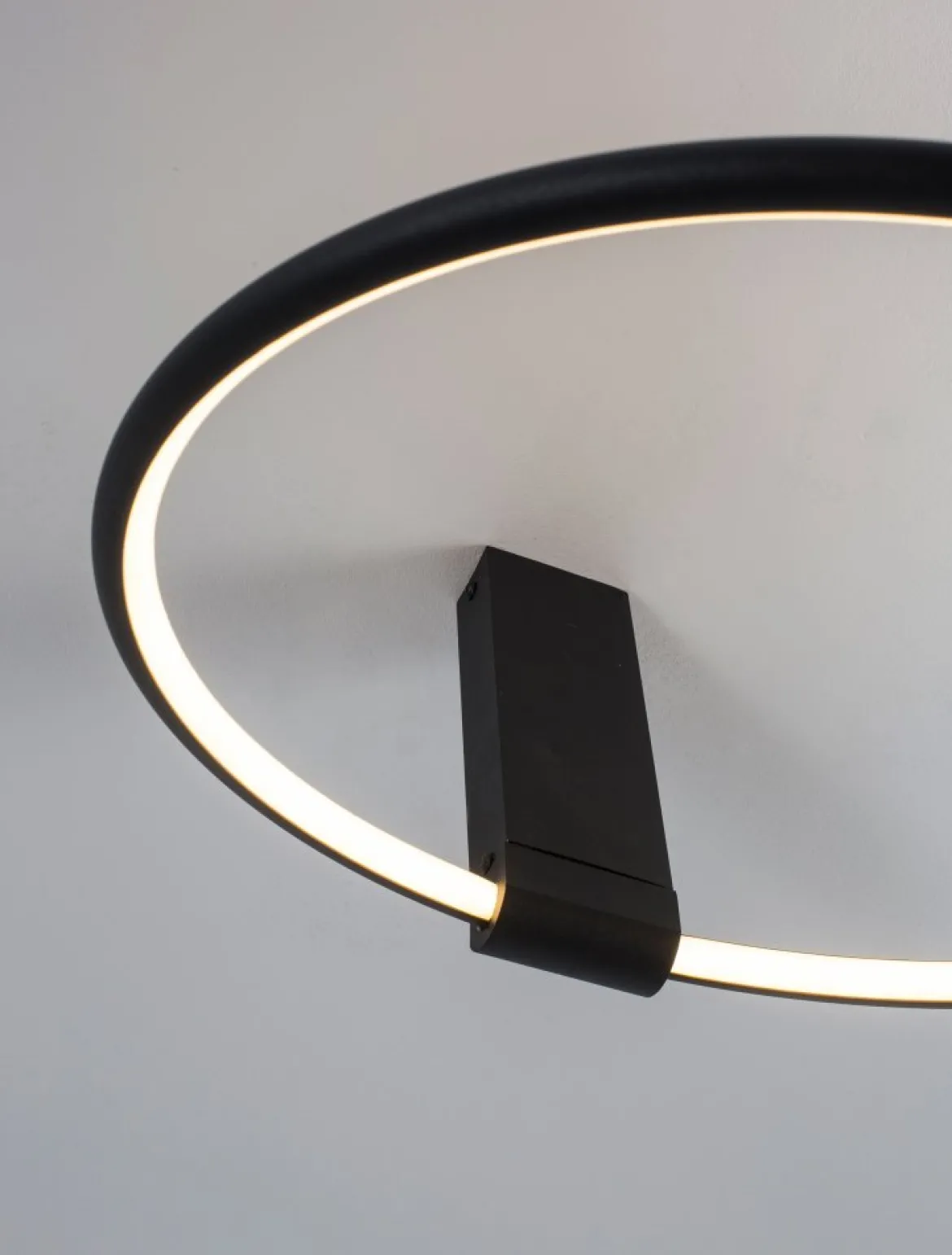 Nova Luce 9085241 GARVE LED Deckenleuchte 40cm 3000K Schwarz