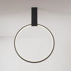 Nova Luce 9085241 GARVE LED Deckenleuchte 40cm 3000K Schwarz