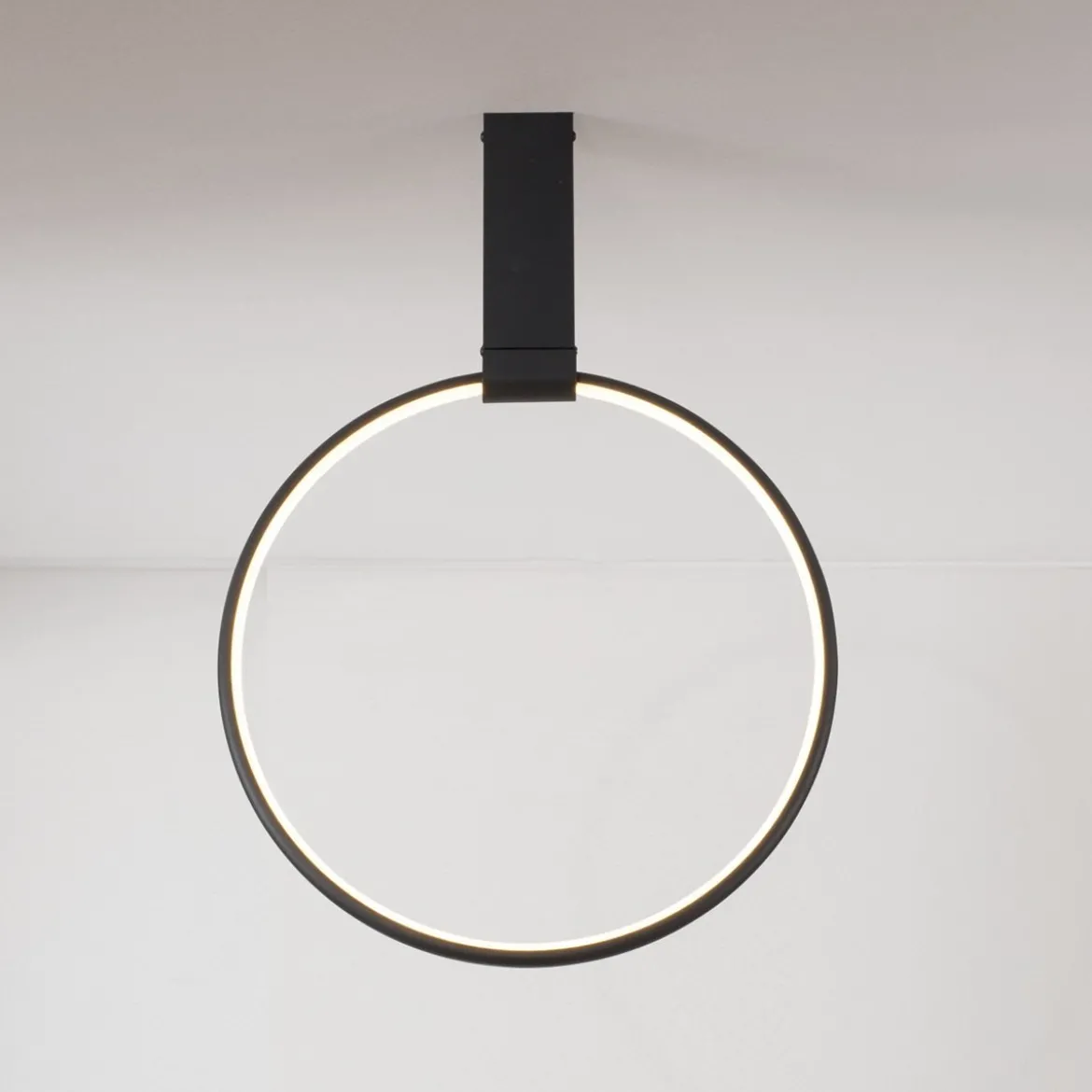Nova Luce 9085241 GARVE LED Deckenleuchte 40cm 3000K Schwarz