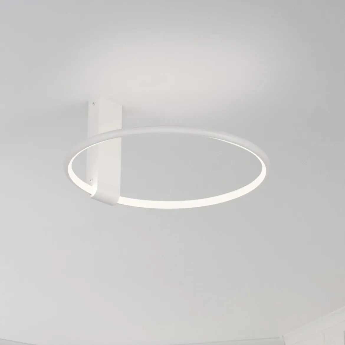 Nova Luce 9085242 GARVE LED Deckenleuchte 40cm 3000K Weiss