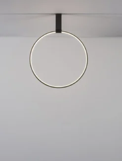 Nova Luce 9085243 GARVE LED Deckenleuchte 60cm 3000K Schwarz