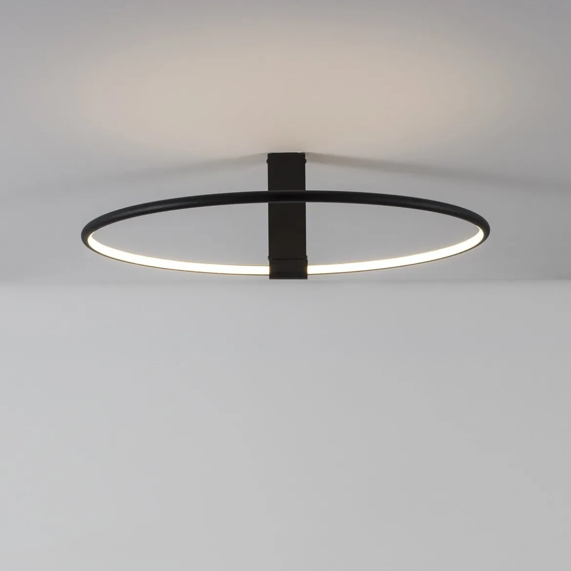 Nova Luce 9085243 GARVE LED Deckenleuchte 60cm 3000K Schwarz