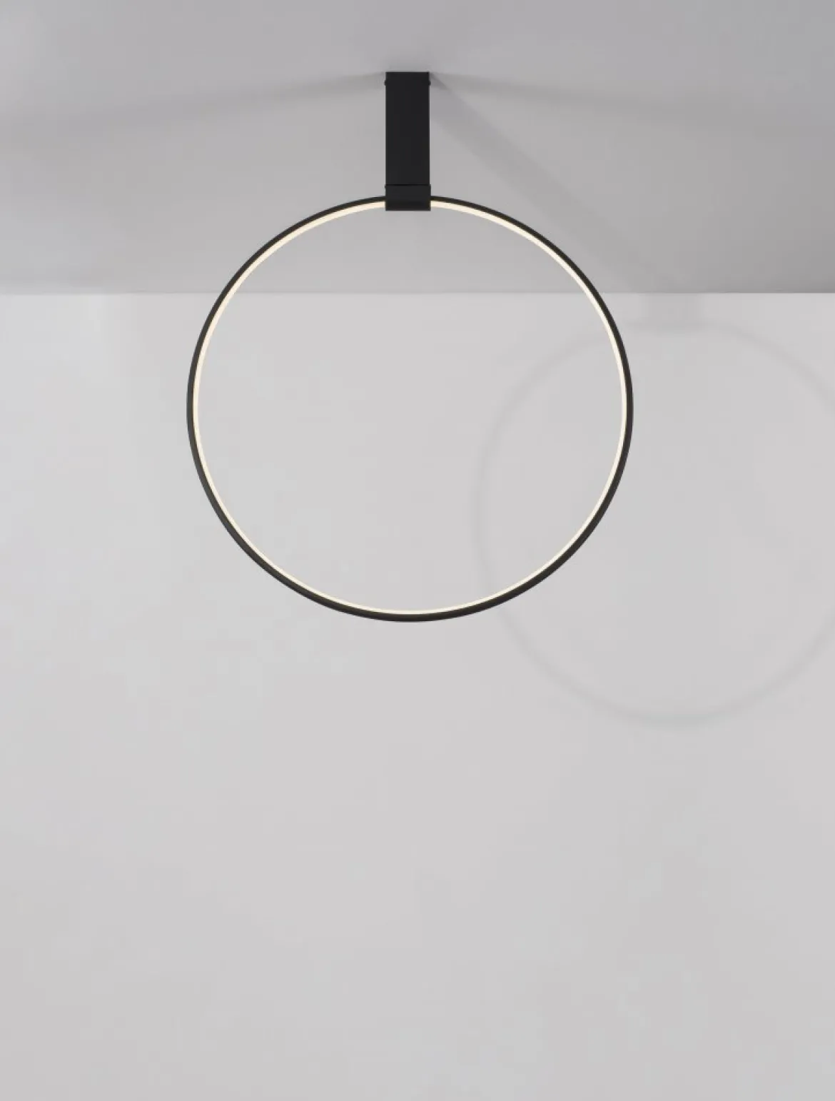 Nova Luce 9085243 GARVE LED Deckenleuchte 60cm 3000K Schwarz