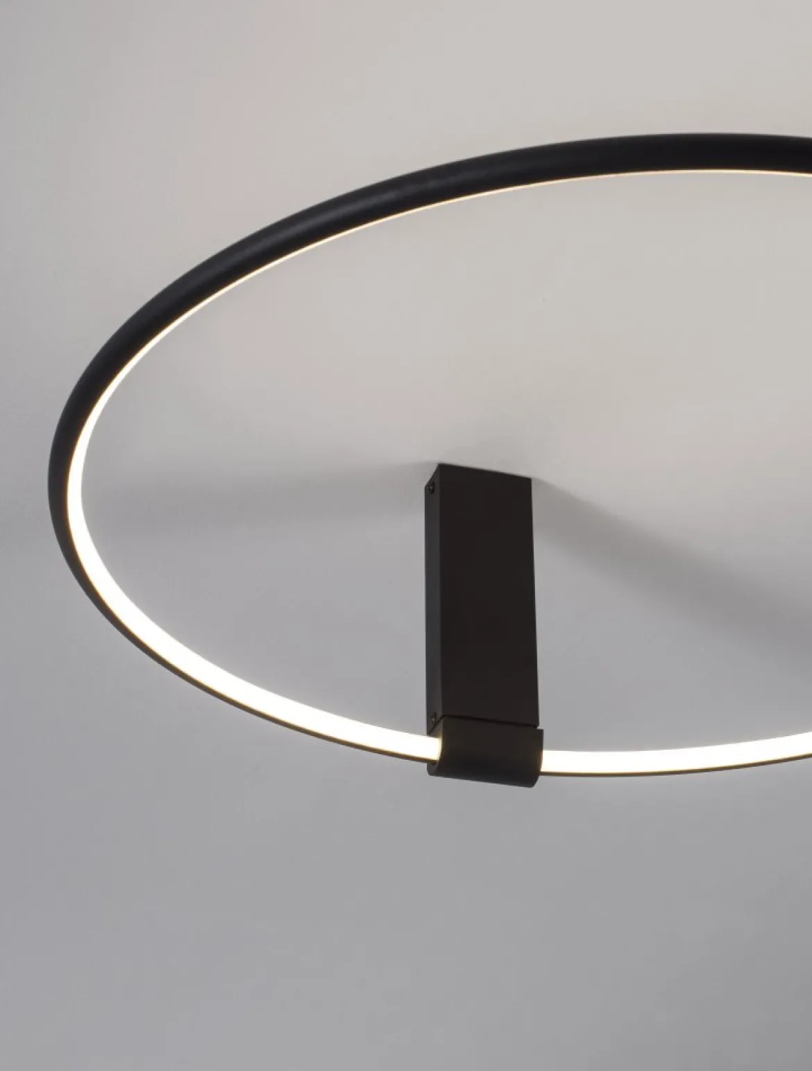 Nova Luce 9085243 GARVE LED Deckenleuchte 60cm 3000K Schwarz