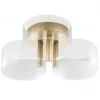 Nova Luce 9756711 GATLIN LED Deckenleuchte 3000K Messing Gold 445mm