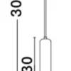 Nova Luce 834870 GIA GU10 Pendelleuchte 1-flammig Schwarz