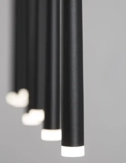 Nova Luce 9601007 GIONO LED Pendelleuchte 7-flammig 3000K Schwarz