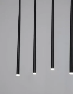 Nova Luce 9601007 GIONO LED Pendelleuchte 7-flammig 3000K Schwarz