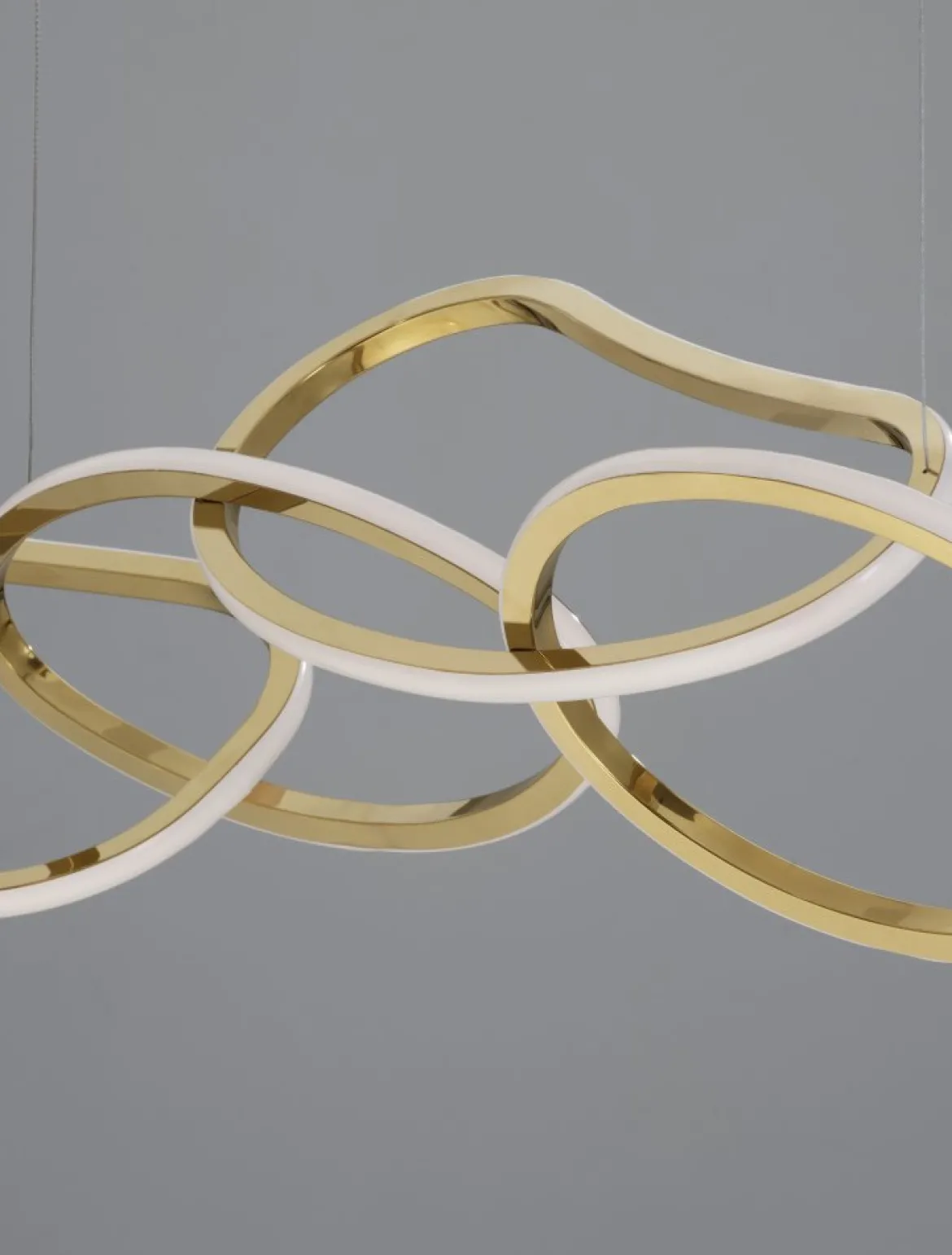 Nova Luce 9248111 GIRISH LED Pendelleuchte 100cm 3000K Gold dimmbar