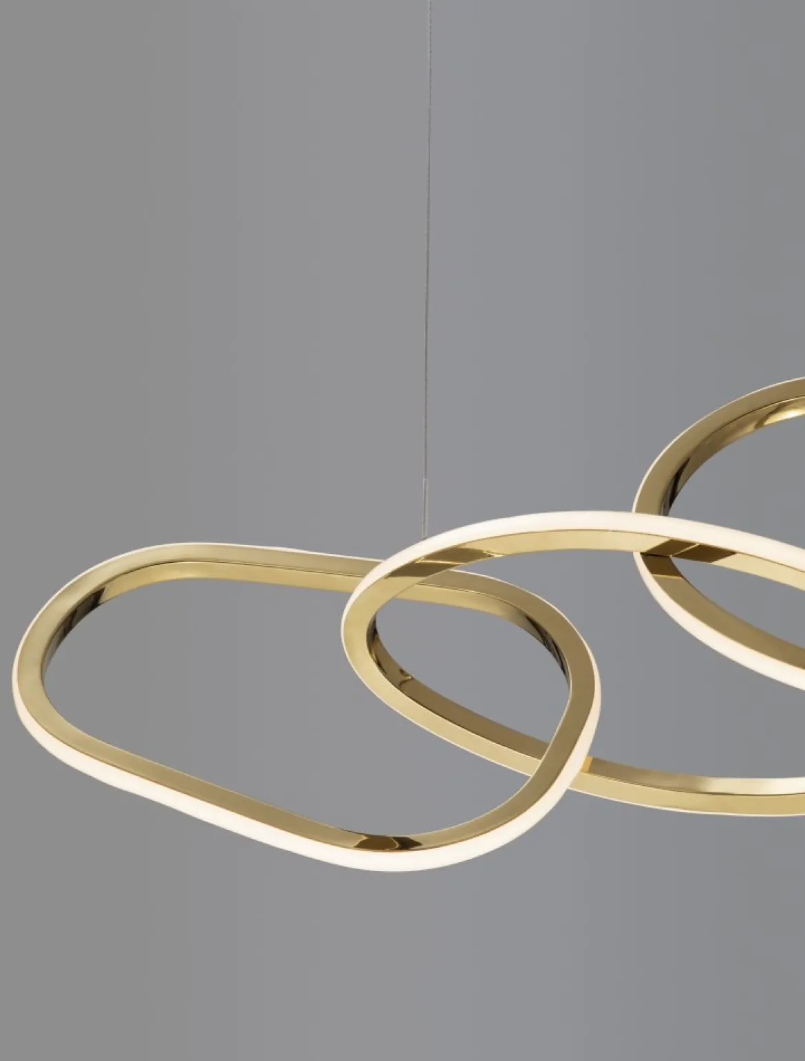 Nova Luce 9248111 GIRISH LED Pendelleuchte 100cm 3000K Gold dimmbar