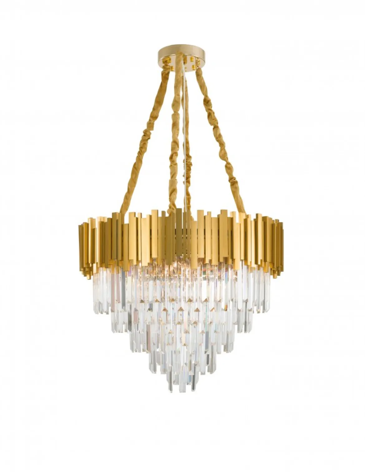 Nova Luce 9050110 GRANE Pendelleuchte 12-flammig Gold E14