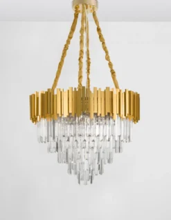 Nova Luce 9050110 GRANE Pendelleuchte 12-flammig Gold E14