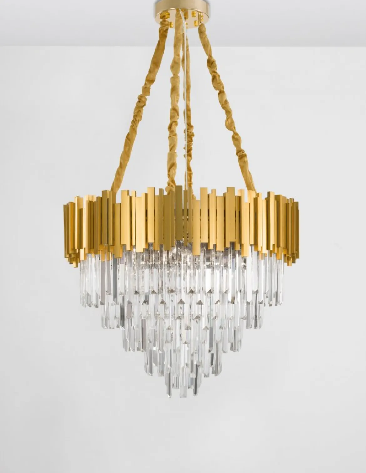 Nova Luce 9050110 GRANE Pendelleuchte 12-flammig Gold E14