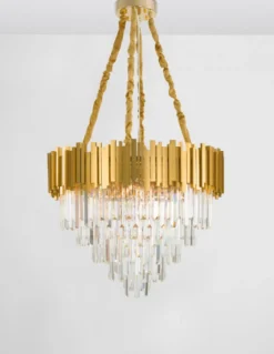 Nova Luce 9050110 GRANE Pendelleuchte 12-flammig Gold E14