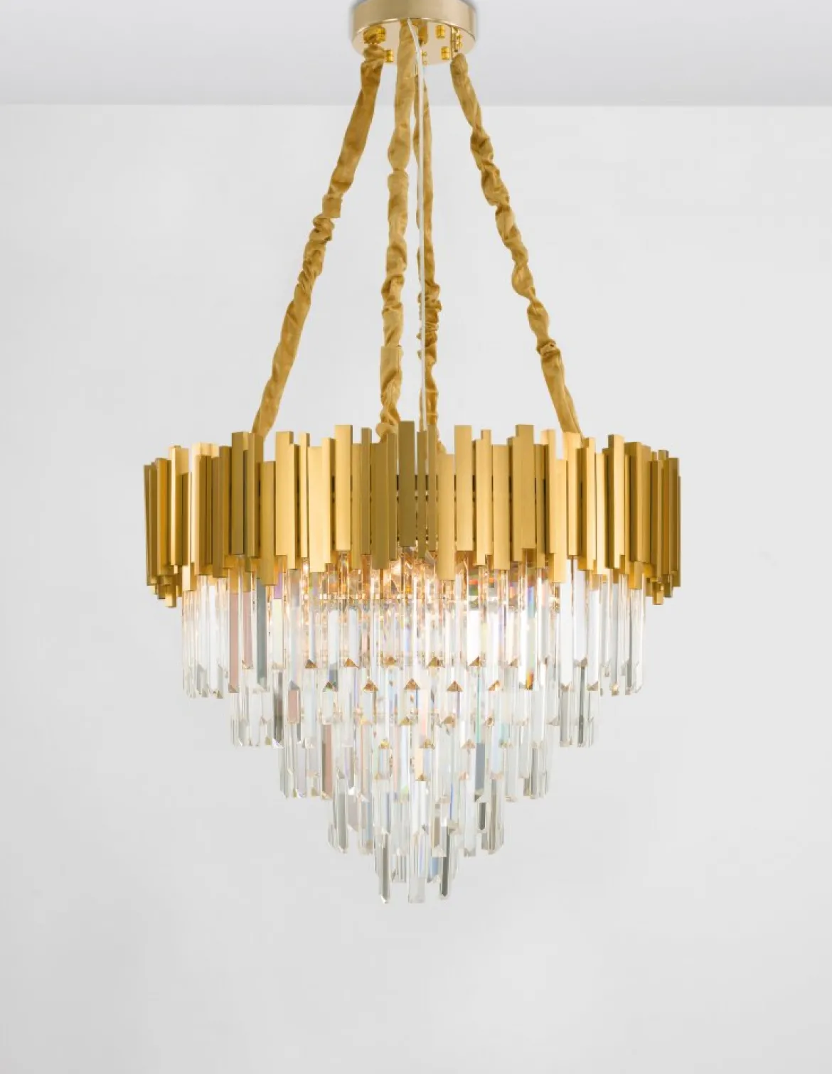 Nova Luce 9050110 GRANE Pendelleuchte 12-flammig Gold E14