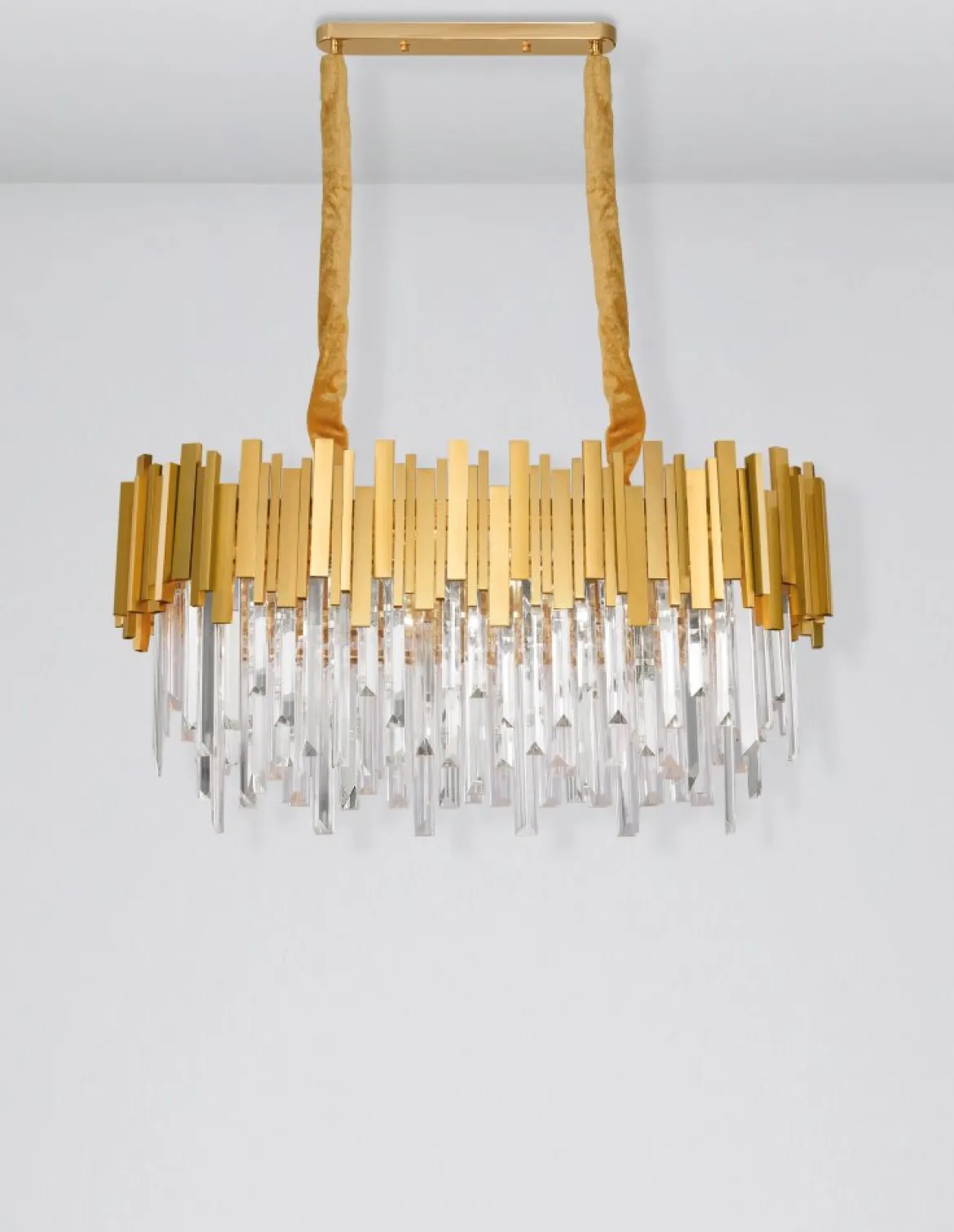 Nova Luce 9050130 GRANE Pendelleuchte 8-flammig Gold E14