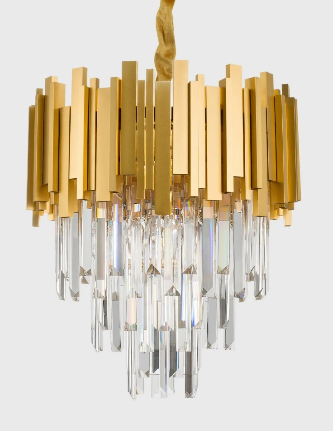 Nova Luce 9181100 GRANE Pendelleuchte 4-flammig Gold