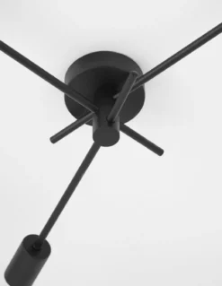 Nova Luce 9156303 GRANSO Deckenleuchte 3-flammig Schwarz E27
