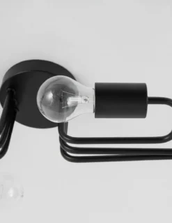 Nova Luce 9156306 GRANSO Deckenleuchte 6-flammig Schwarz E27