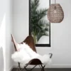 Nova Luce 9587131 GRIFFIN Pendelleuchte 33cm Mokka E27