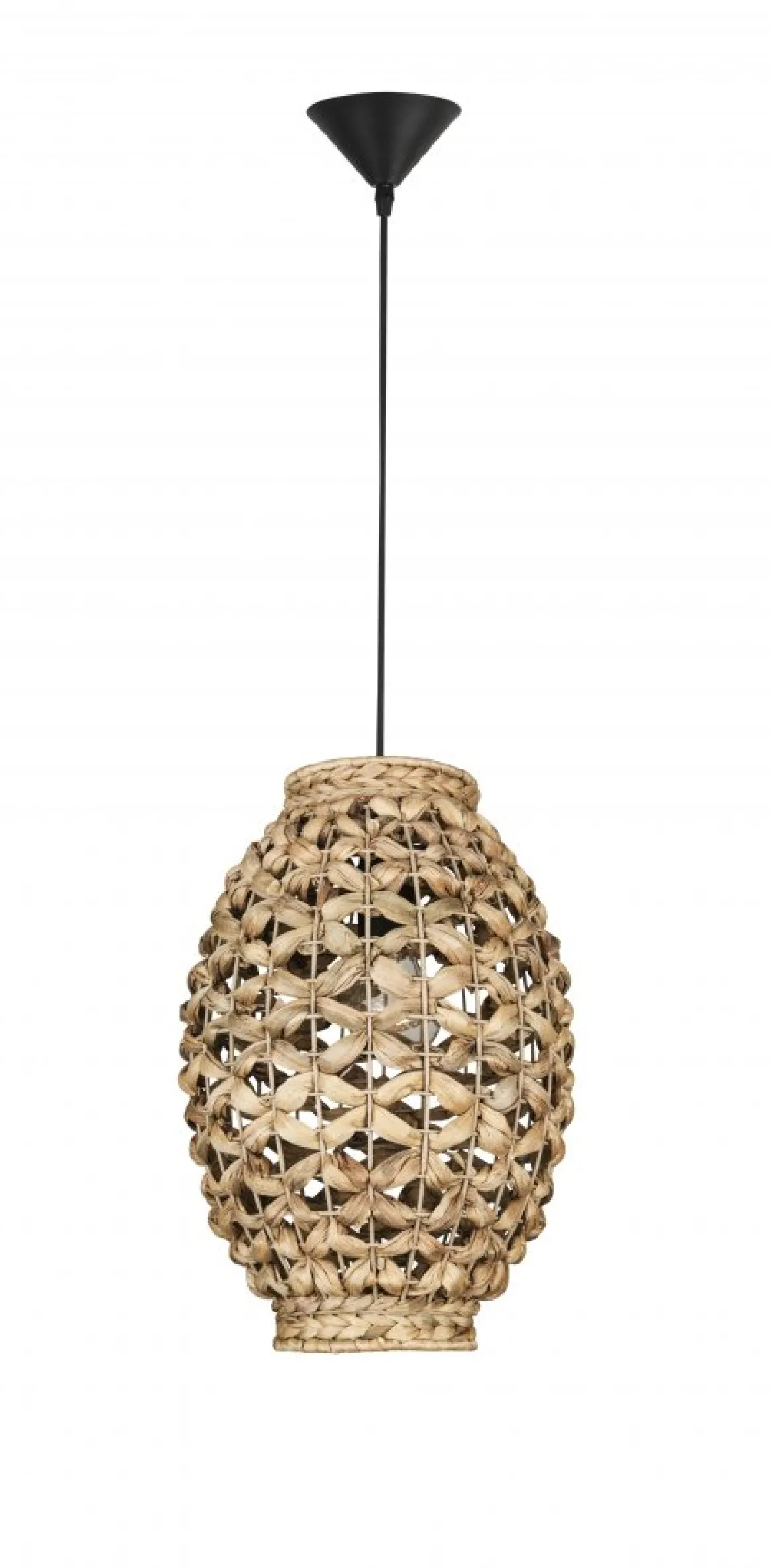 Nova Luce 9858748 GRIFFIN Pendelleuchte 35,5cm Natur E27