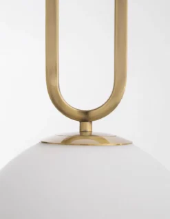 Nova Luce 9191201 GRUS Pendelleuchte 20cm Gold Weiss E27