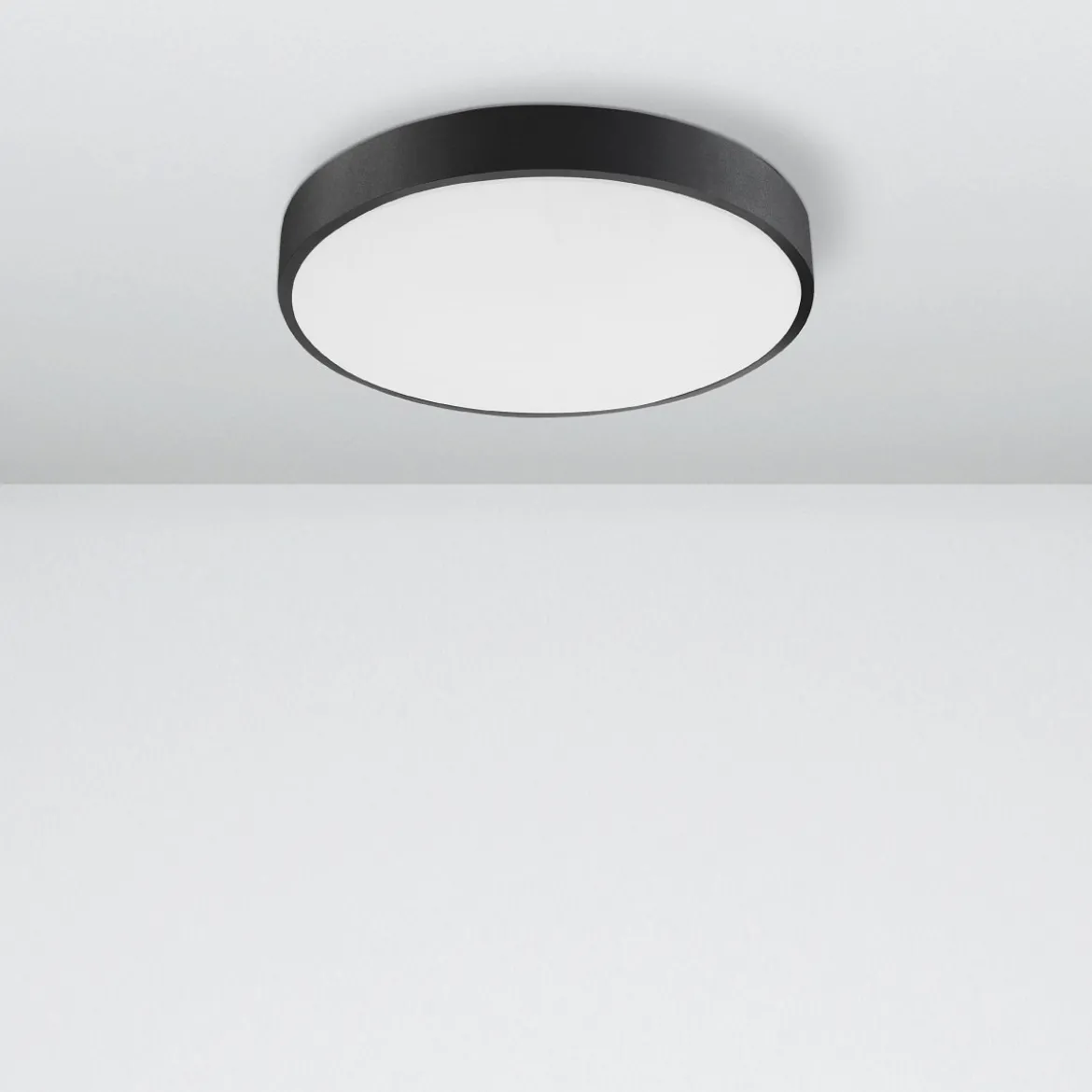 Nova Luce 9001531 HADON LED Deckenleuchte 40cm 3000K Schwarz