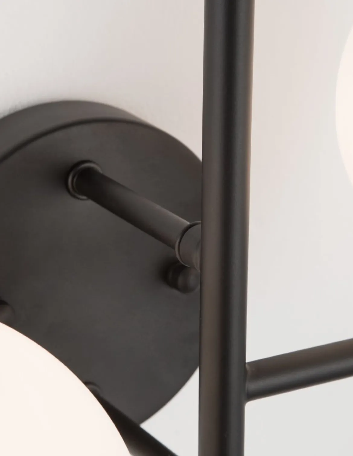 Nova Luce 9190421 IMPERO Wandleuchte 2-flammig Schwarz Weiss G9