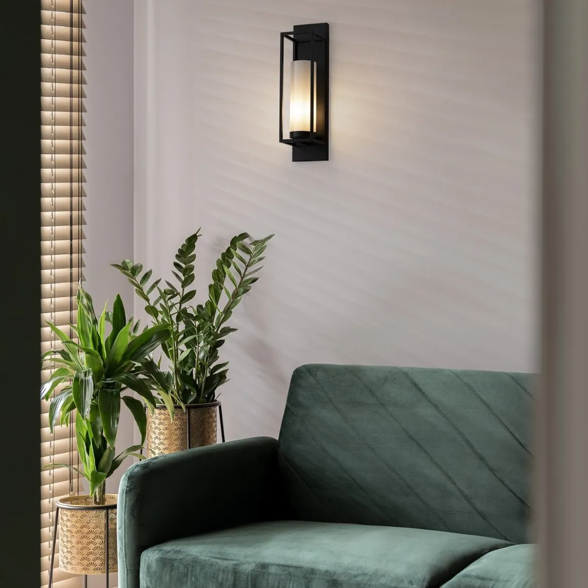 Nova Luce 9035973 JULIET Wandleuchte Schwarz E27