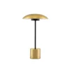 Nova Luce 9501229 LASH LED Tischleuchte 44cm Schwarz Gold