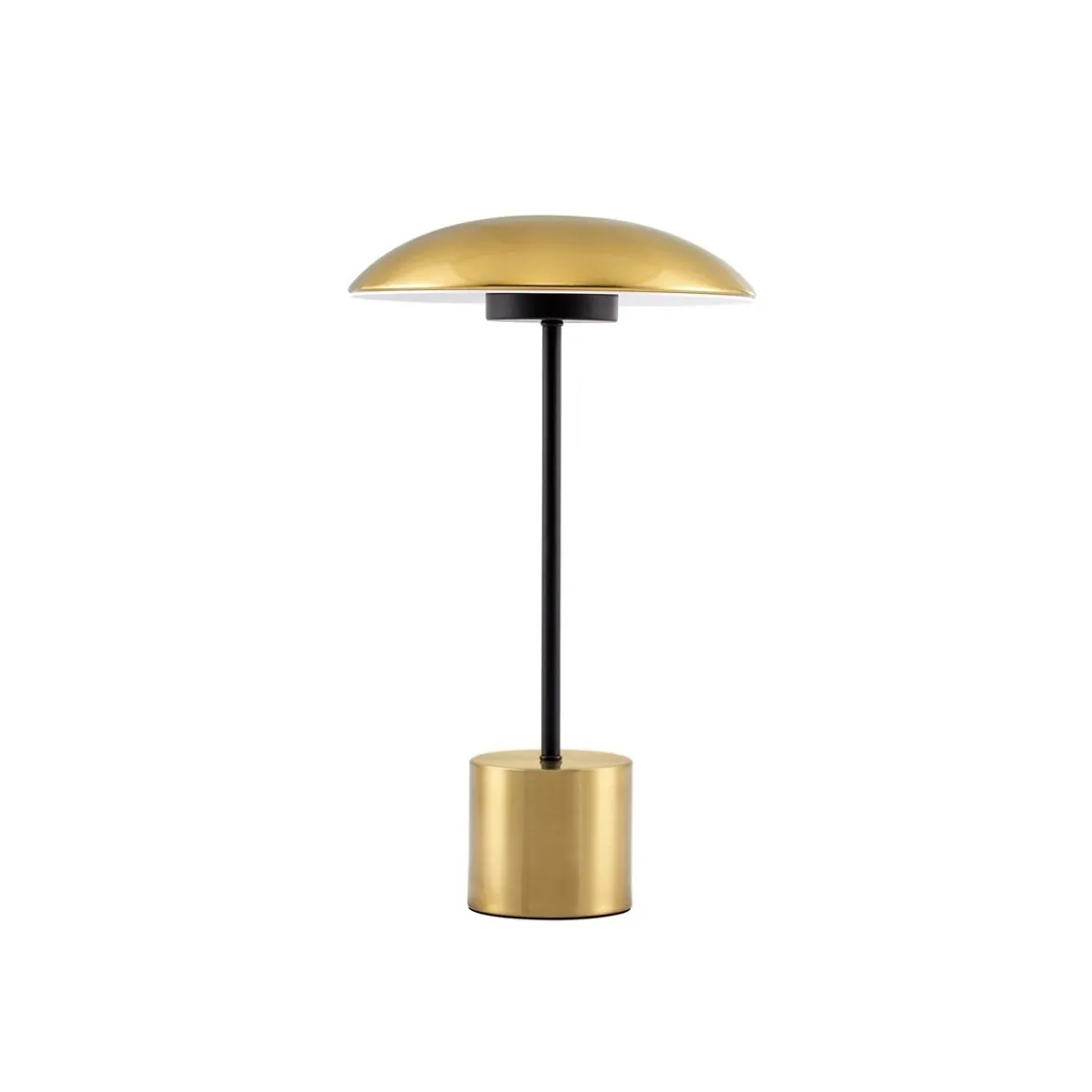 Nova Luce 9501229 LASH LED Tischleuchte 44cm Schwarz Gold