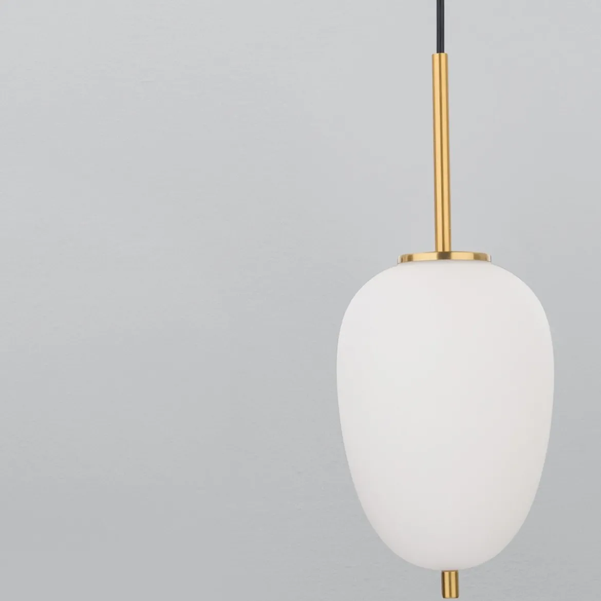 Nova Luce 9624066 LATO Pendelleuchte 15,8cm Gold Opal E14