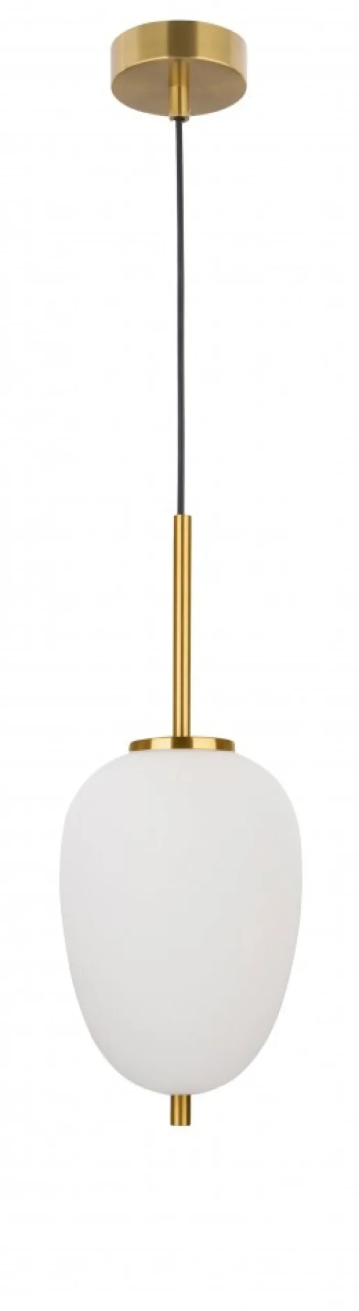 Nova Luce 9624066 LATO Pendelleuchte 15,8cm Gold Opal E14