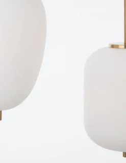 Nova Luce 9624067 LATO Pendelleuchte 3-flammig Gold Opal E14