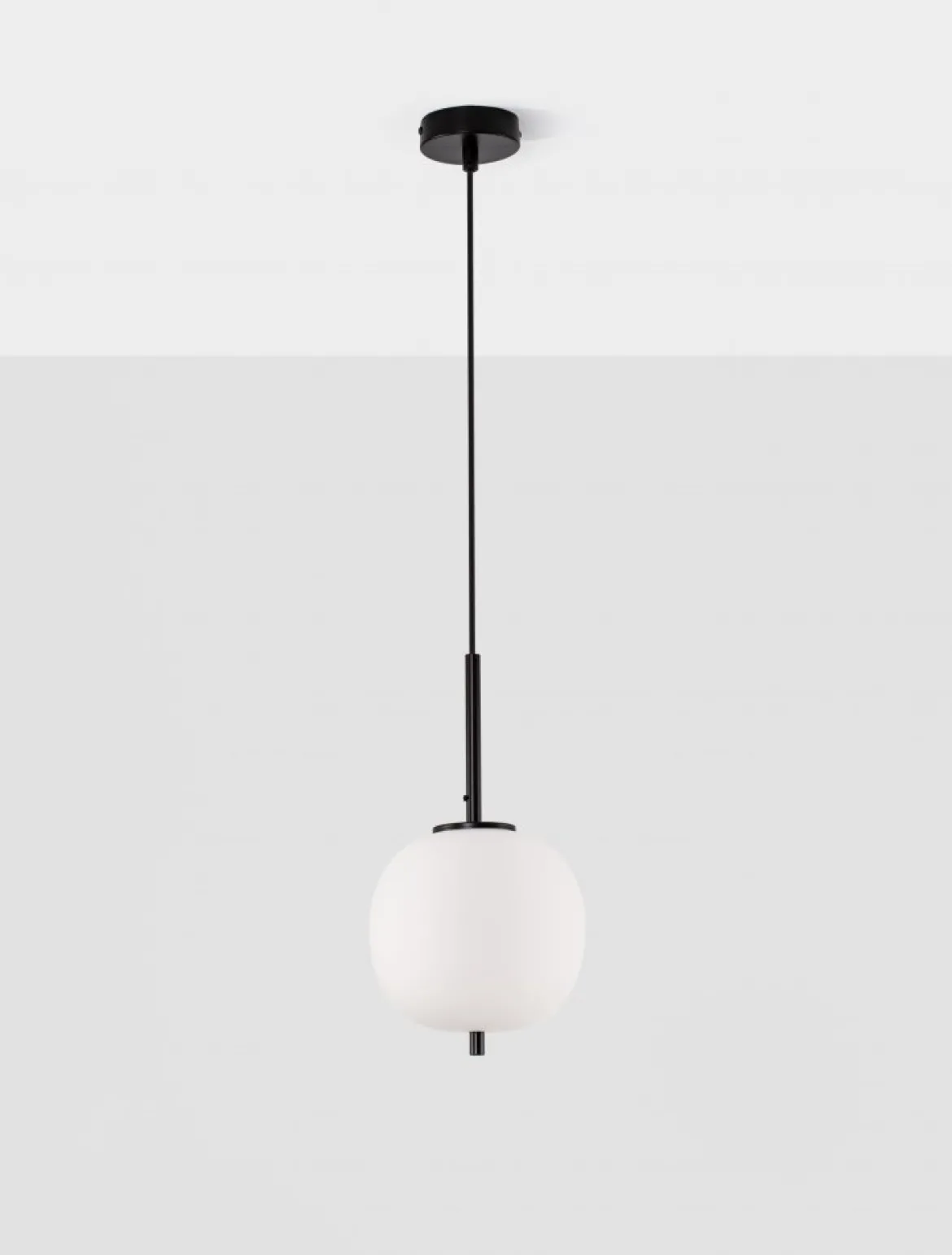 Nova Luce 9624074 LATO Pendelleuchte 18,5cm Schwarz Opal E14