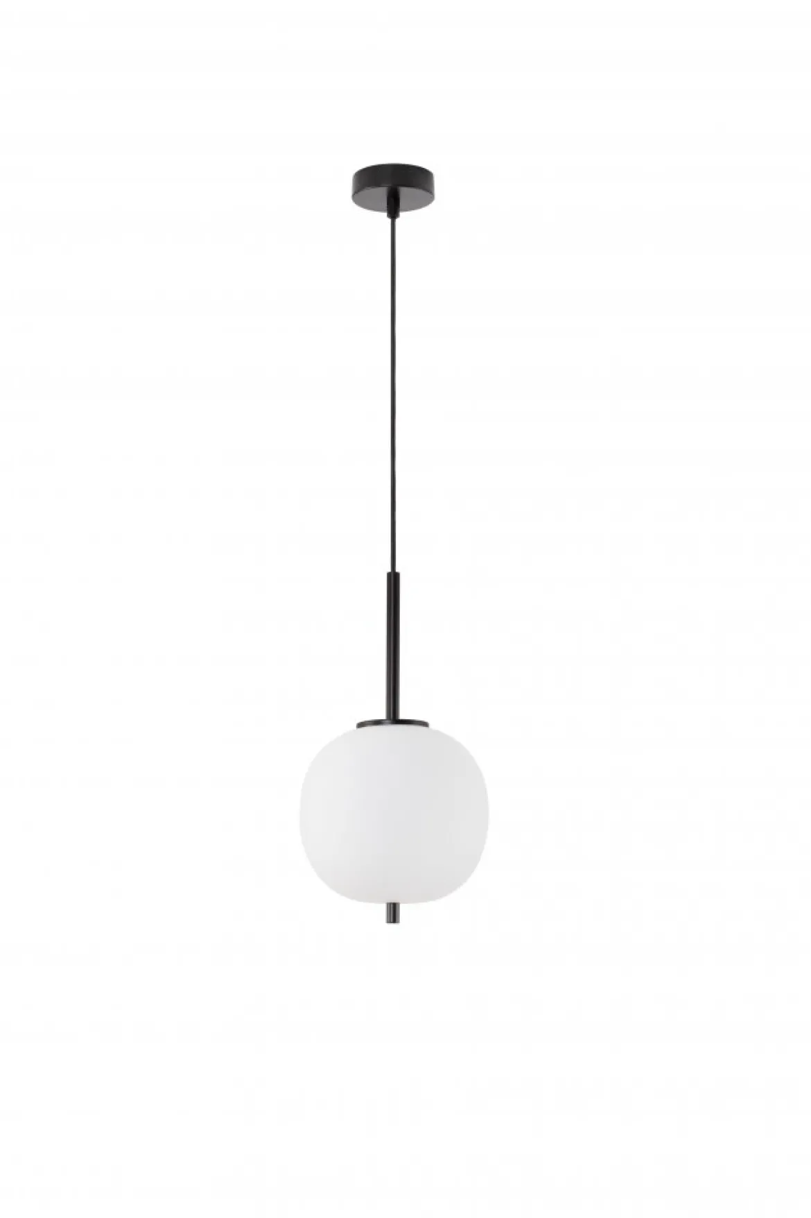 Nova Luce 9624074 LATO Pendelleuchte 18,5cm Schwarz Opal E14