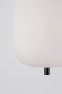 Nova Luce 9624075 LATO Pendelleuchte 16,5cm Schwarz Opal E14