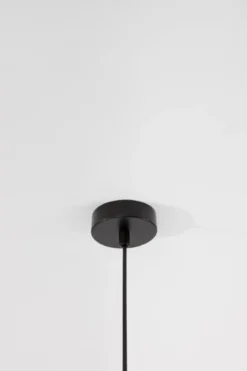 Nova Luce 9624075 LATO Pendelleuchte 16,5cm Schwarz Opal E14