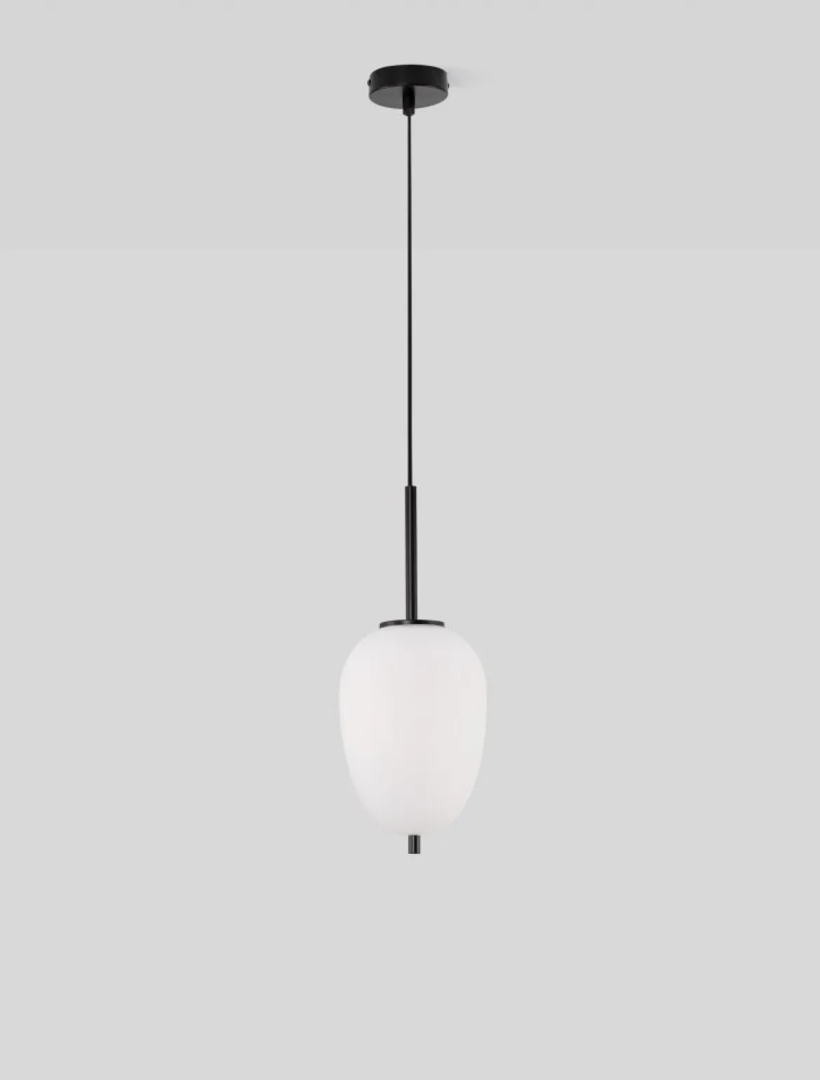 Nova Luce 9624076 LATO Pendelleuchte 15,8cm Schwarz Opal E14