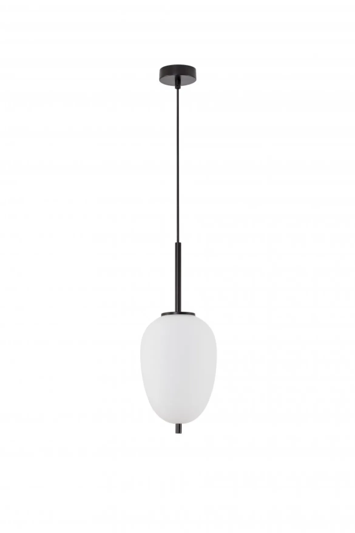 Nova Luce 9624076 LATO Pendelleuchte 15,8cm Schwarz Opal E14