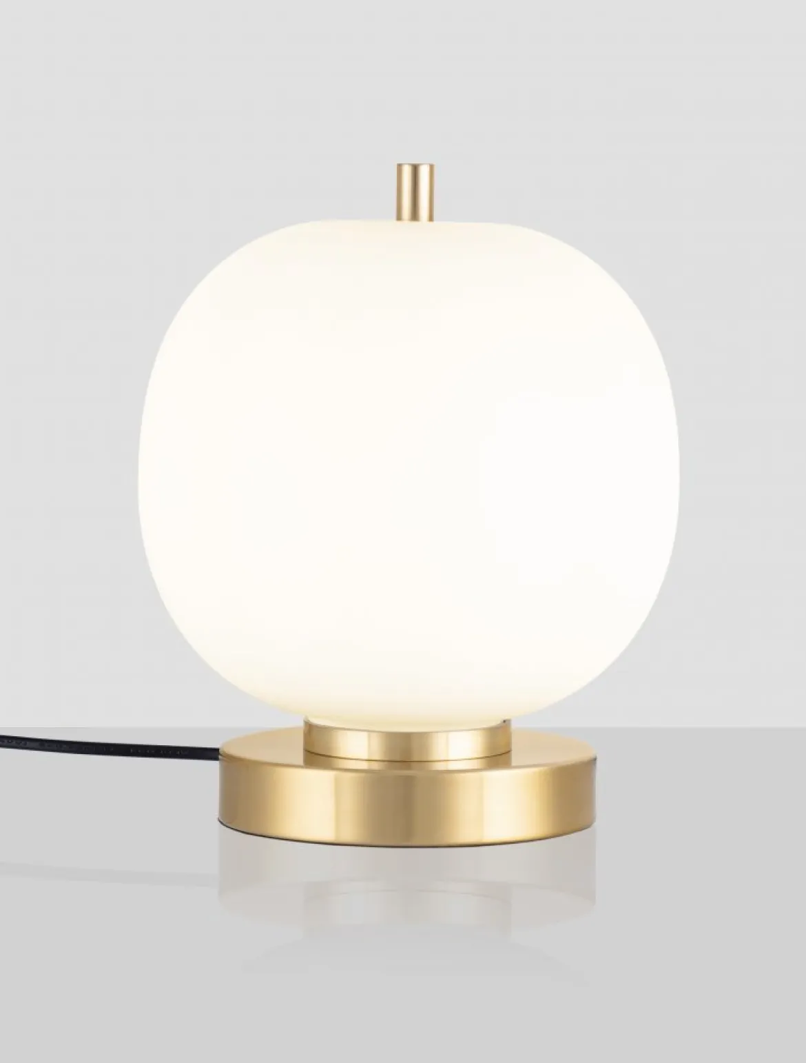 Nova Luce 9624084 LATO Tischleuchte 22,5cm Gold Opal E14