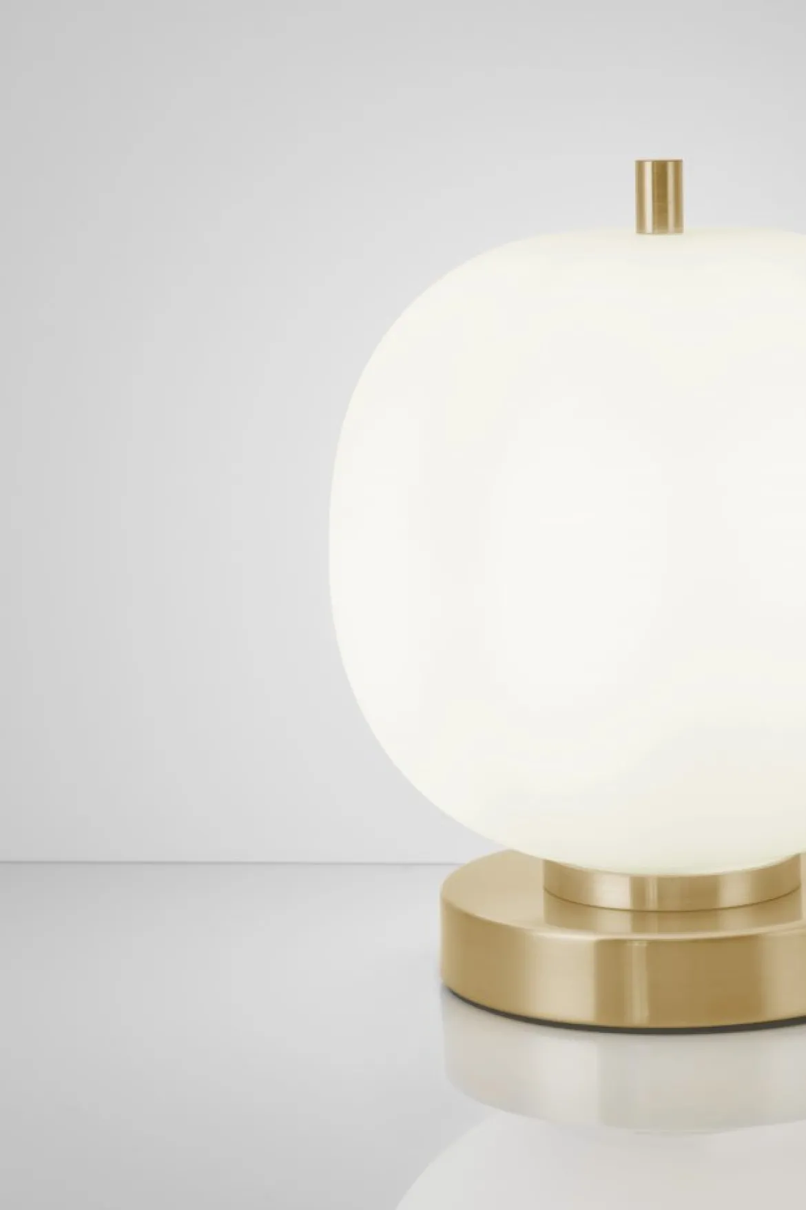 Nova Luce 9624084 LATO Tischleuchte 22,5cm Gold Opal E14