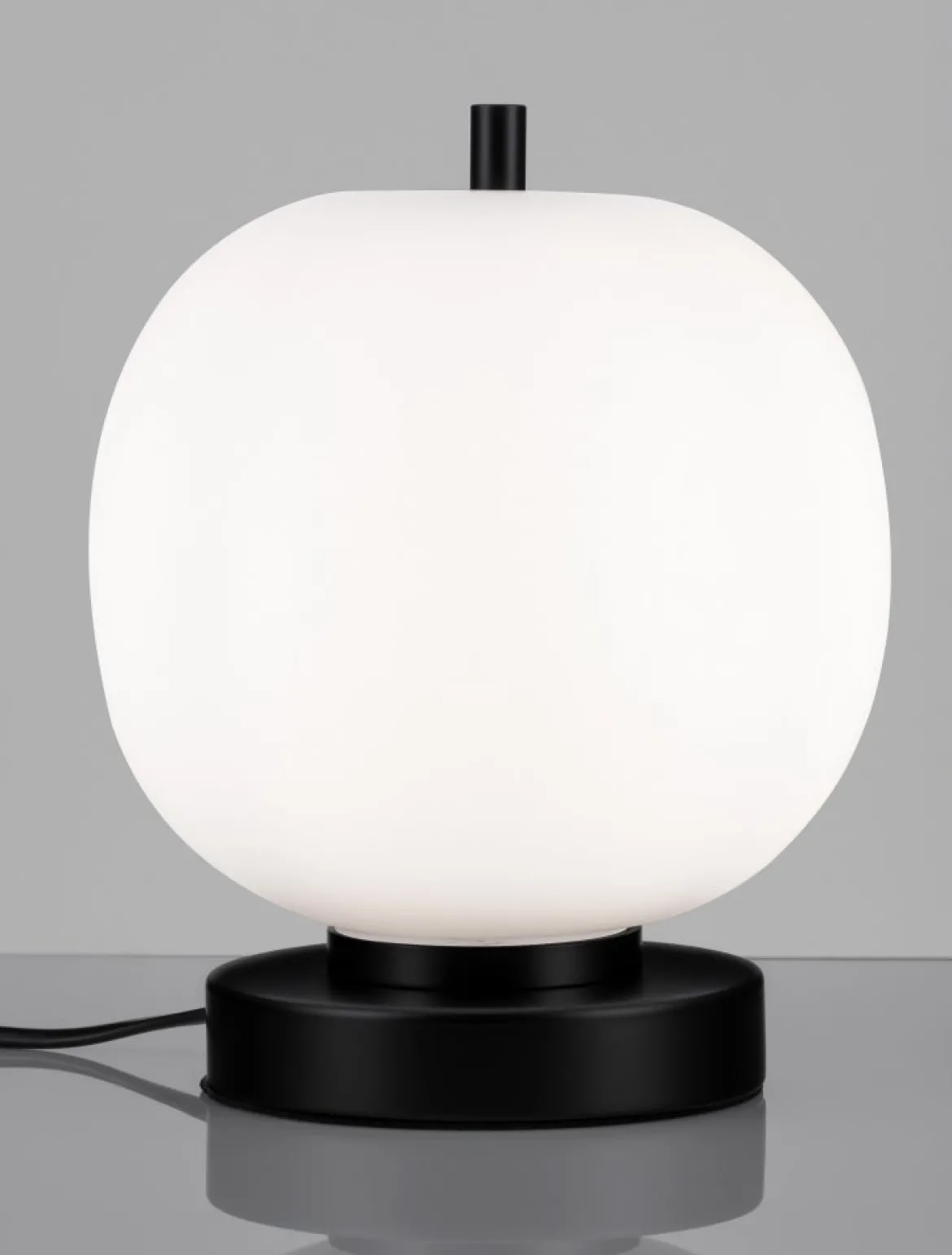 Nova Luce 9624085 LATO Tischleuchte 22,5cm Schwarz Opal E14