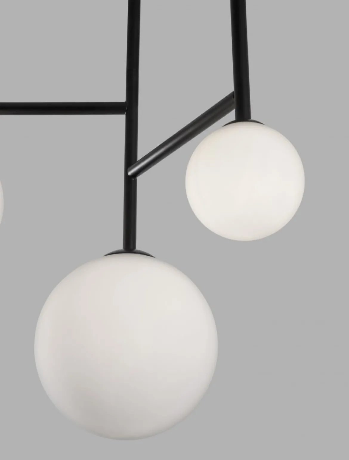 Nova Luce 9043305 LICATO Pendelleuchte 3-flammig Schwarz Weiss G9