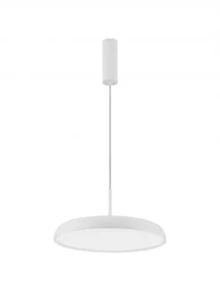 Nova Luce 9005648 LINUS LED Pendelleuchte 58cm 3000K Weiss