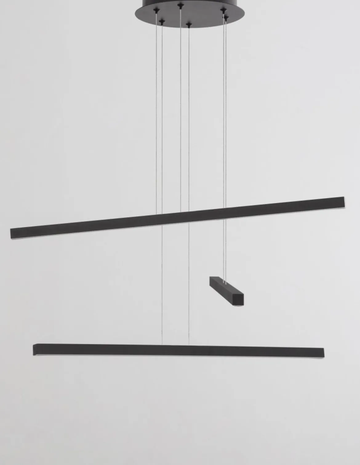Nova Luce 9010033 LIOR LED Pendelleuchte 3-flammig 3000K Schwarz