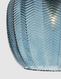 Nova Luce 9191243 LONI Pendelleuchte Schwarz Blau E27